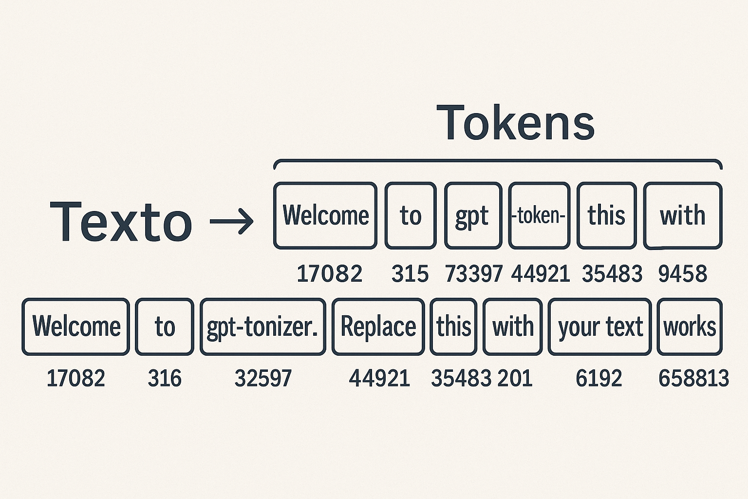 [Imagen de transformacion de texto a token]